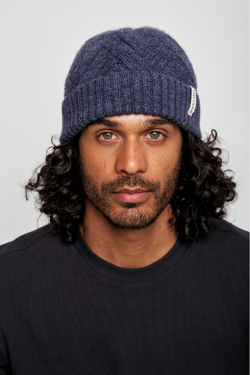 Gorro Cabos Reciclado Azul