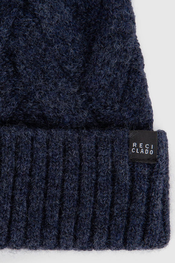 Gorro Cabos Reciclado Azul