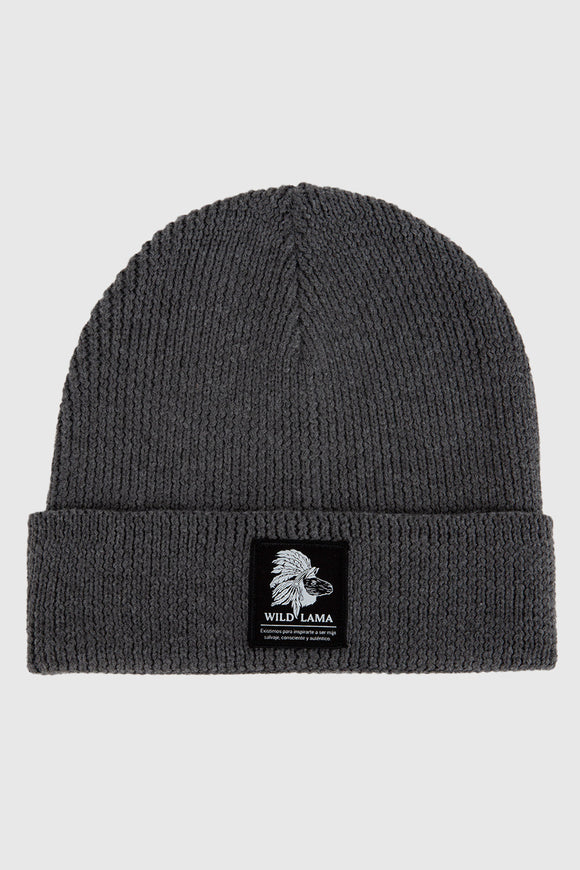 Gorro Eris Reciclado Gris Oscuro