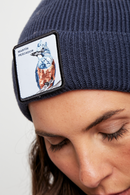 Gorro Huilo Reciclado Azul-6