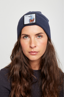 Gorro Huilo Reciclado Azul-2