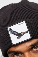 Gorro Huilo Reciclado Negro-5