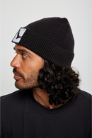 Gorro Huilo Reciclado Negro-3