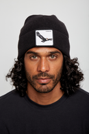 Gorro Huilo Reciclado Negro-1