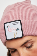 Gorro Huilo Reciclado Rosado-5
