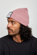 Gorro Huilo Reciclado Rosado-4