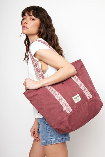 Bolso Lia Reciclado Burdeo