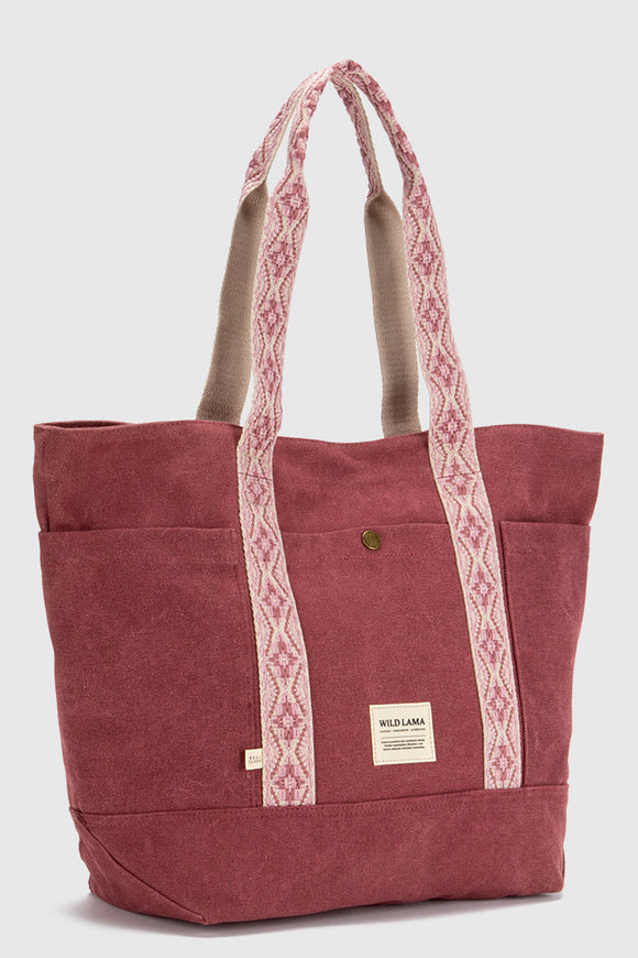 Bolso Lia Reciclado Burdeo