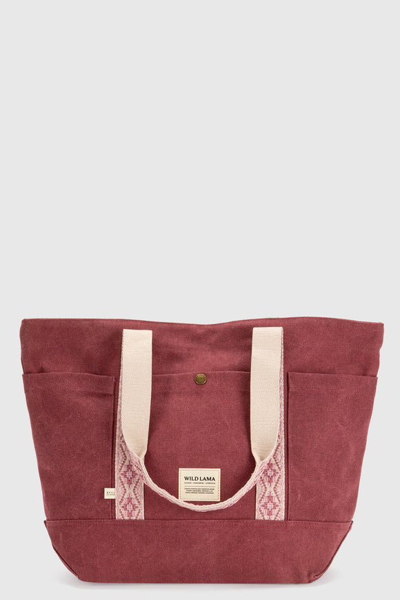 Bolso Lia Reciclado Burdeo