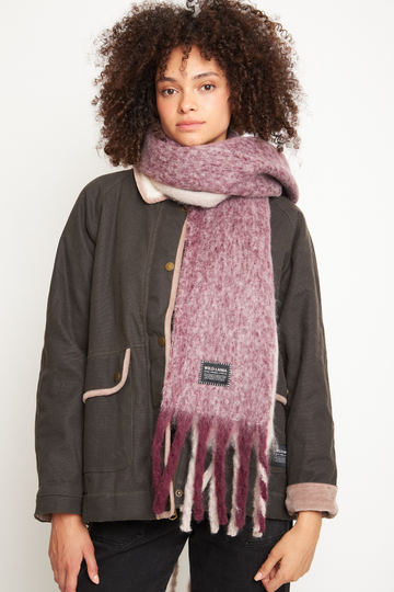 Bufanda Veru Reciclada Burdeo