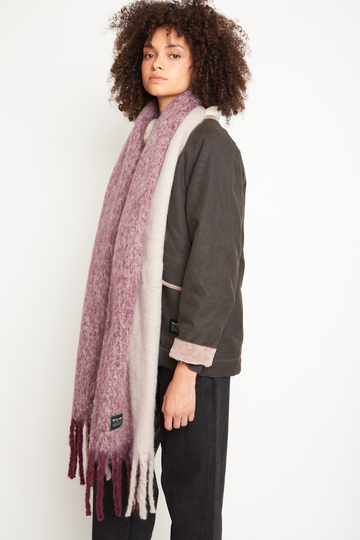 Bufanda Veru Reciclada Burdeo - 0