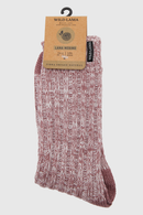 Calcetín Outdoor Tepe Fibra de Origen Natural Rosa Viejo-2