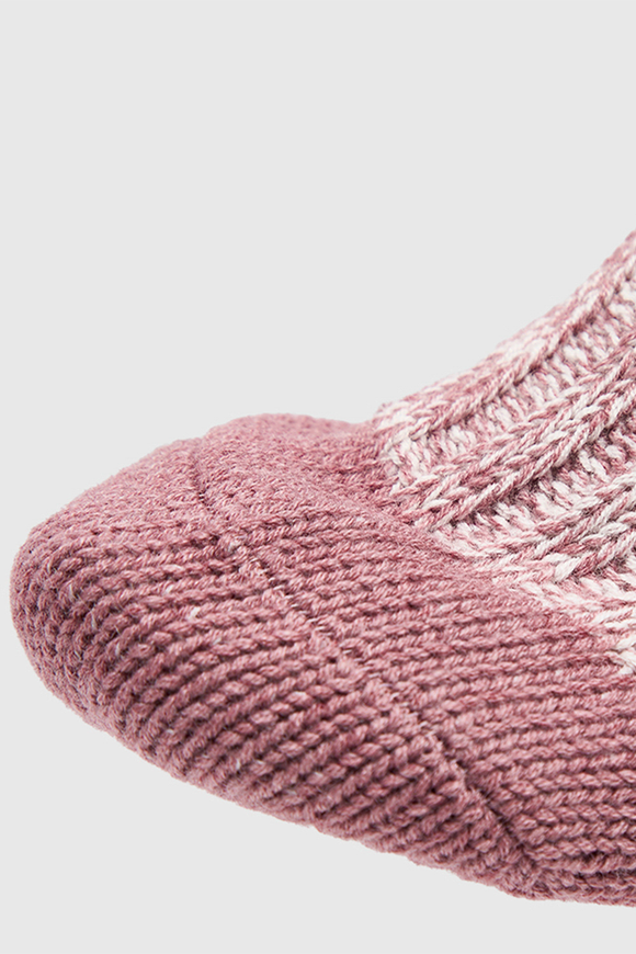 Calcetín Outdoor Tepe Fibra de Origen Natural Rosa Viejo