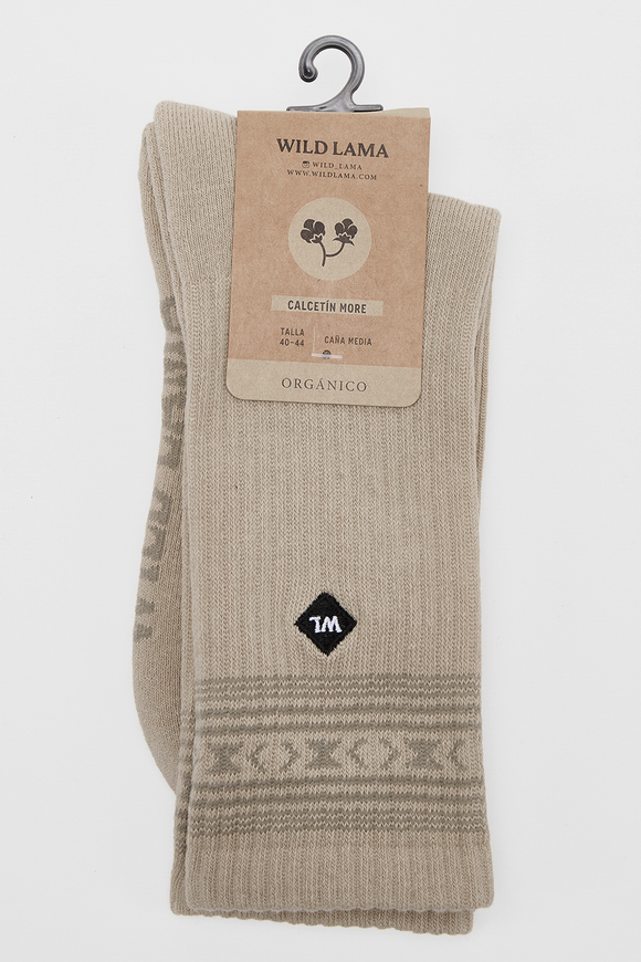 Calcetín Urbano More Orgánico Beige