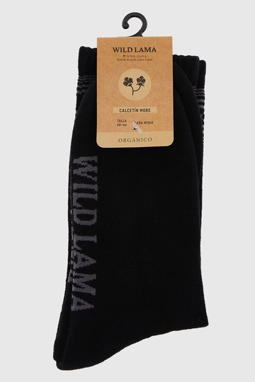 Calcetín Urbano More Orgánico Negro - 0