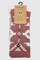 Calcetín Urbano Roku Orgánico Tribal Rosa Viejo-2