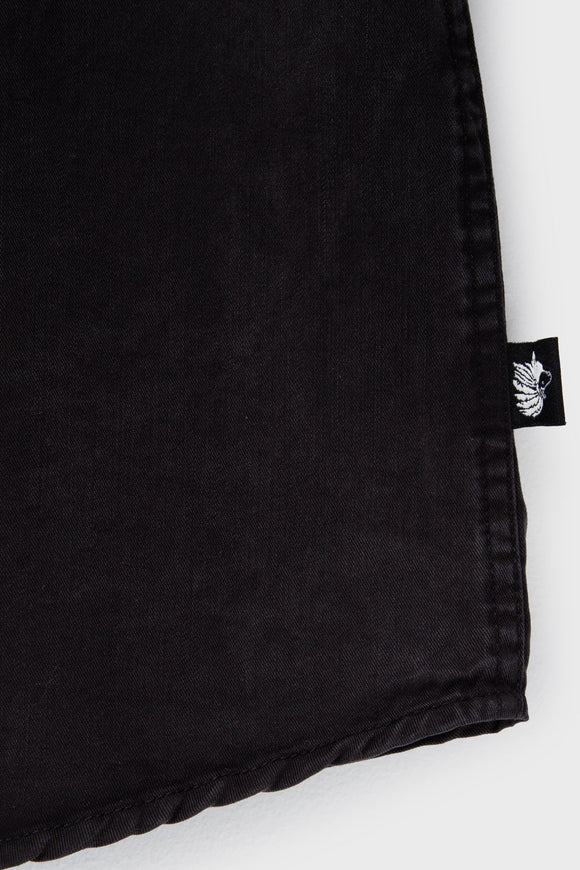 Camisa Jim Tencel Negra Hombre