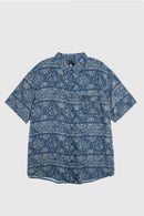 Camisa Mero Tribal Azul Hombre ECOVERO™-6