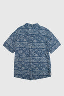 Camisa Mero Tribal Azul Hombre ECOVERO™-7