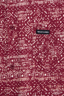 Camisa Mero Tribal Crudo Burdeo Hombre ECOVERO™-11