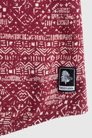 Camisa Mero Tribal Crudo Burdeo Hombre ECOVERO™-12