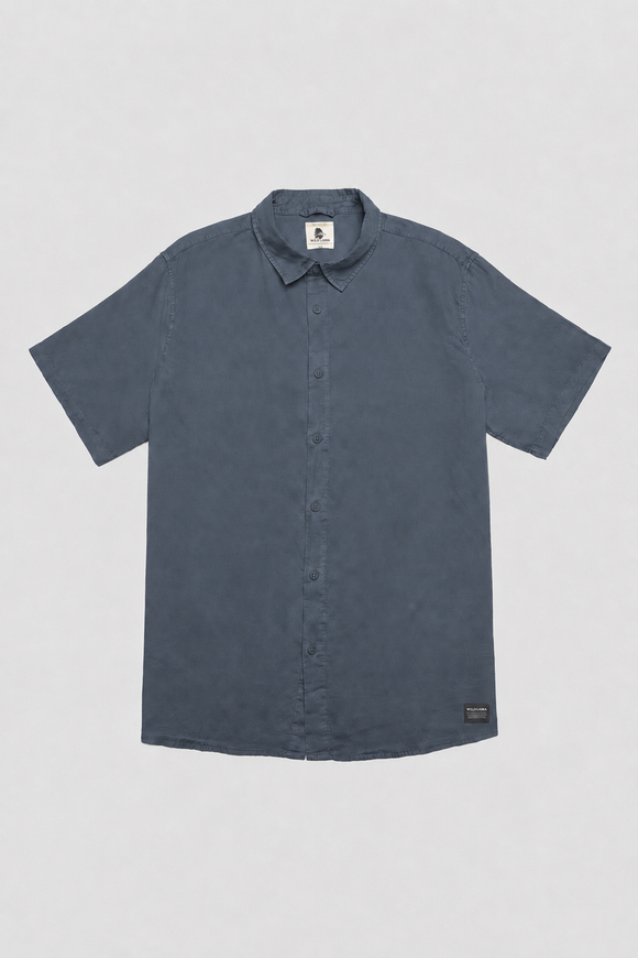Camisa Pinco Orgánica Azul Hombre