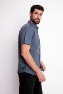 Camisa Pinco Orgánica Azul Hombre-3