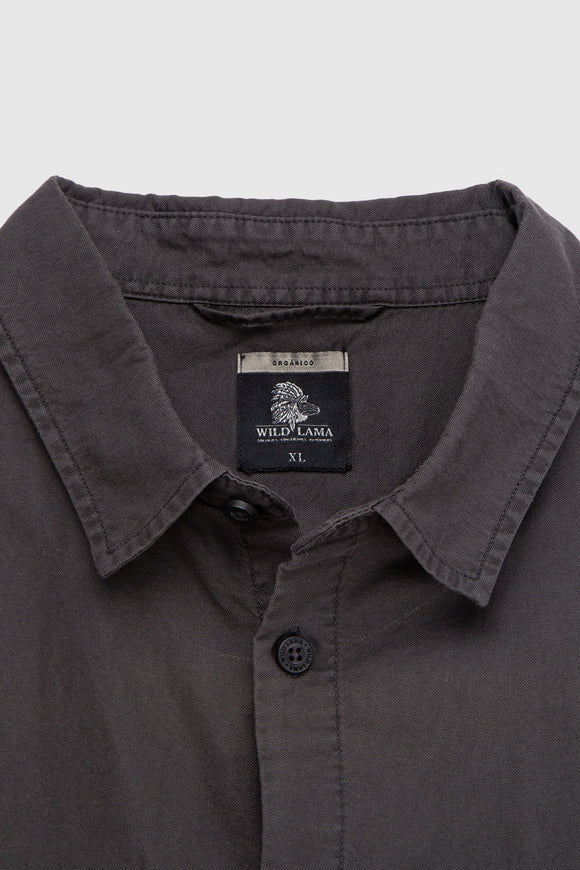 Camisa Pinco Orgánica Negra Hombre