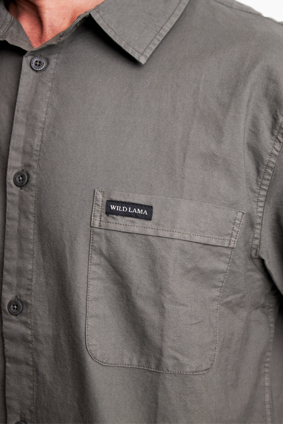 Camisa Pinco Orgánica Verde Hombre