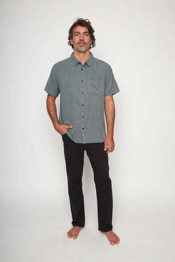 Camisa Jim Petróleo Hombre - 0
