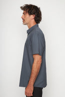 Camisa Pinco Orgánica Azul Hombre-4