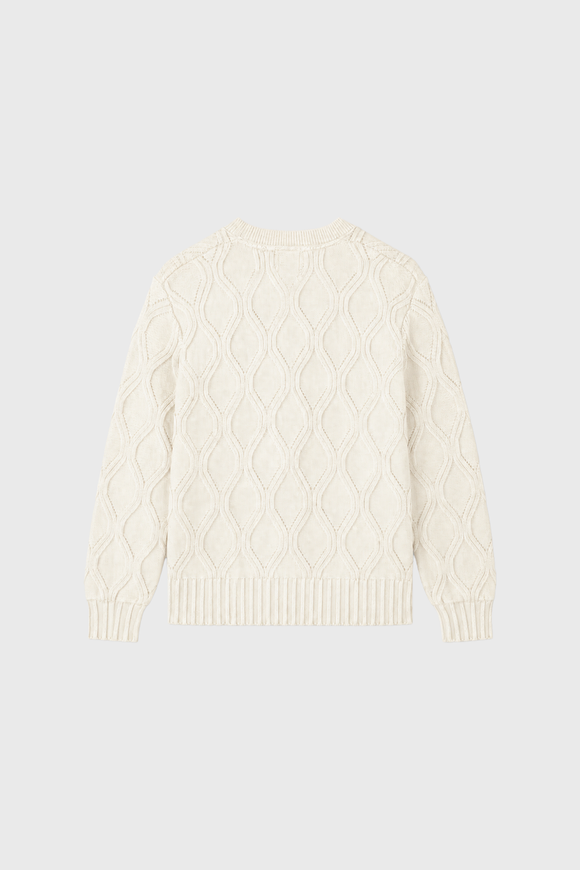 Cárdigan Astra Orgánico Beige Mujer