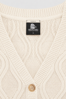 Cárdigan Astra Orgánico Beige Mujer-10