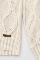 Cárdigan Astra Orgánico Beige Mujer-11