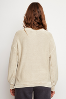 Cardigan Sani Orgánico Beige Mujer-4
