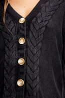 Cardigan Sani Orgánico Marengo Mujer-4