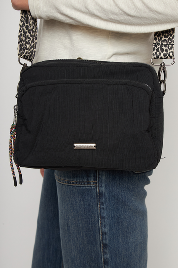 Cartera Rina Reciclada Negro - 0