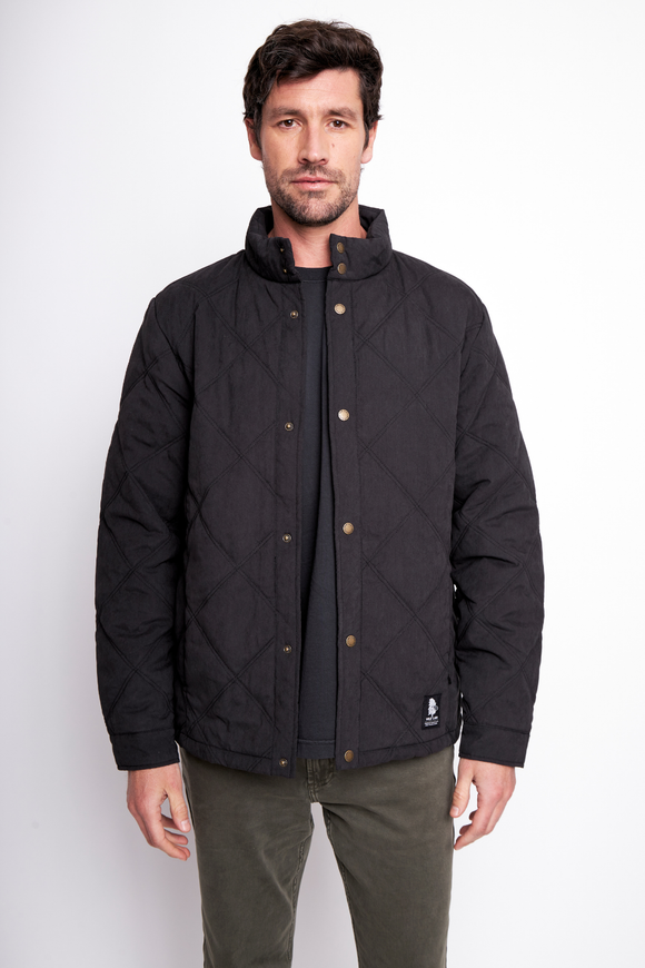 Parka Baker Reciclada Negra Hombre