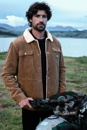 Chaqueta Cordero Orgánica Camel Hombre