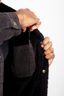 Chaqueta Cordero Orgánica Negra Hombre-5