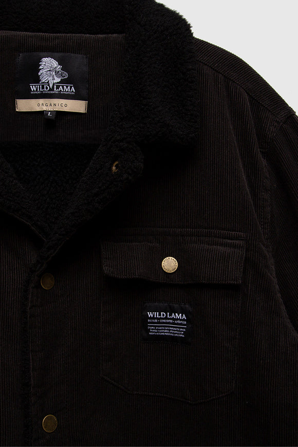 Chaqueta Cordero Orgánica Negra Hombre