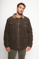 Chaqueta Cordero Orgánica Café Verdoso Hombre-3