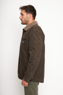 Chaqueta Cordero Orgánica Café Verdoso Hombre-4