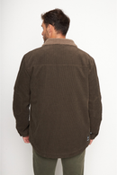 Chaqueta Cordero Orgánica Café Verdoso Hombre-5
