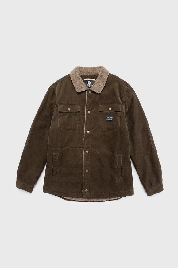 Chaqueta Cordero Orgánica Café Verdoso Hombre