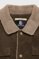 Chaqueta Cordero Orgánica Café Verdoso Hombre-11