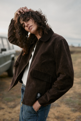 Chaqueta Elsa Reciclada Café Mujer
