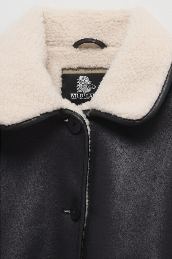 Chaqueta Florie Reciclada Negra Mujer