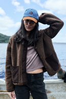 Chaqueta Grace Reciclada Café Mujer-1