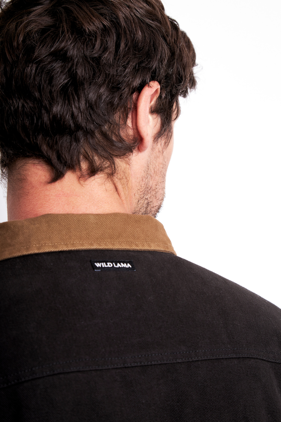 Chaqueta Leufu Orgánica Negra Hombre